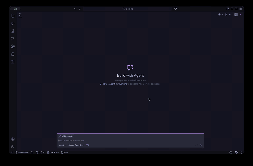 Screen recording of agent workflow